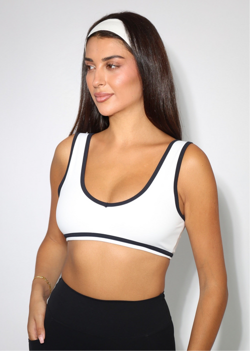 Brassière bords contrastés