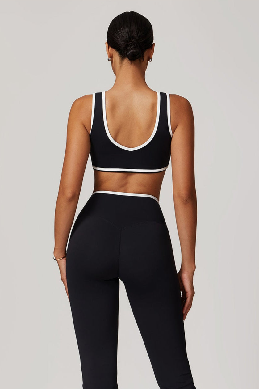 Brassière bords contrastés