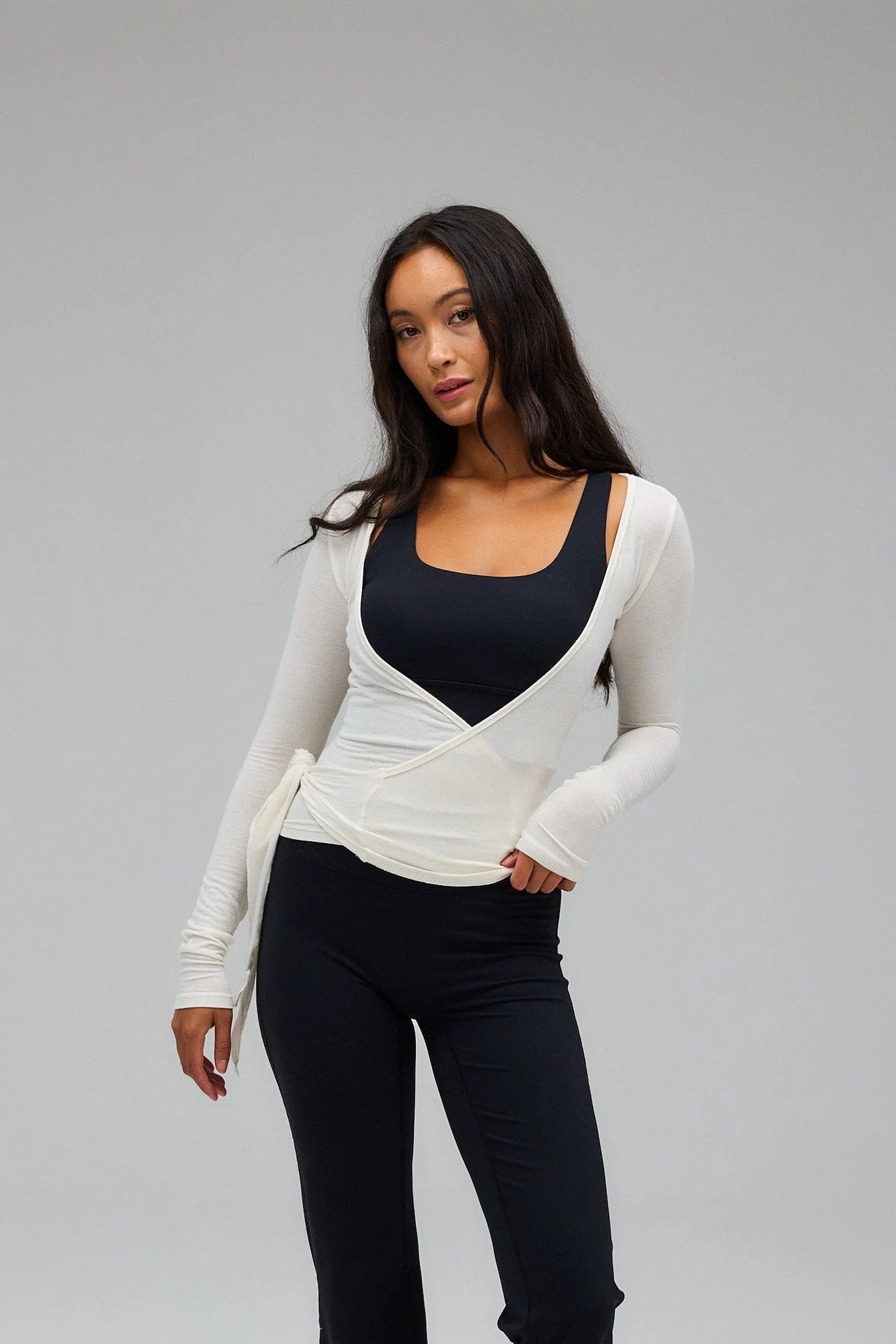 Blouse cache-cœur Ballet