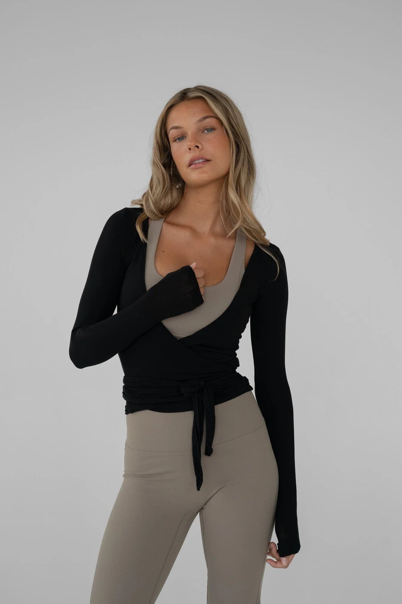 Blouse cache-cœur Ballet
