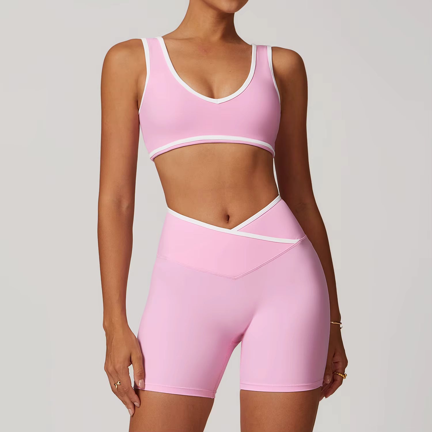 Brassière bords contrastés