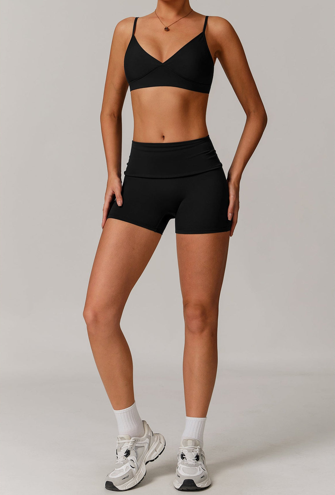 Short taille retroussée