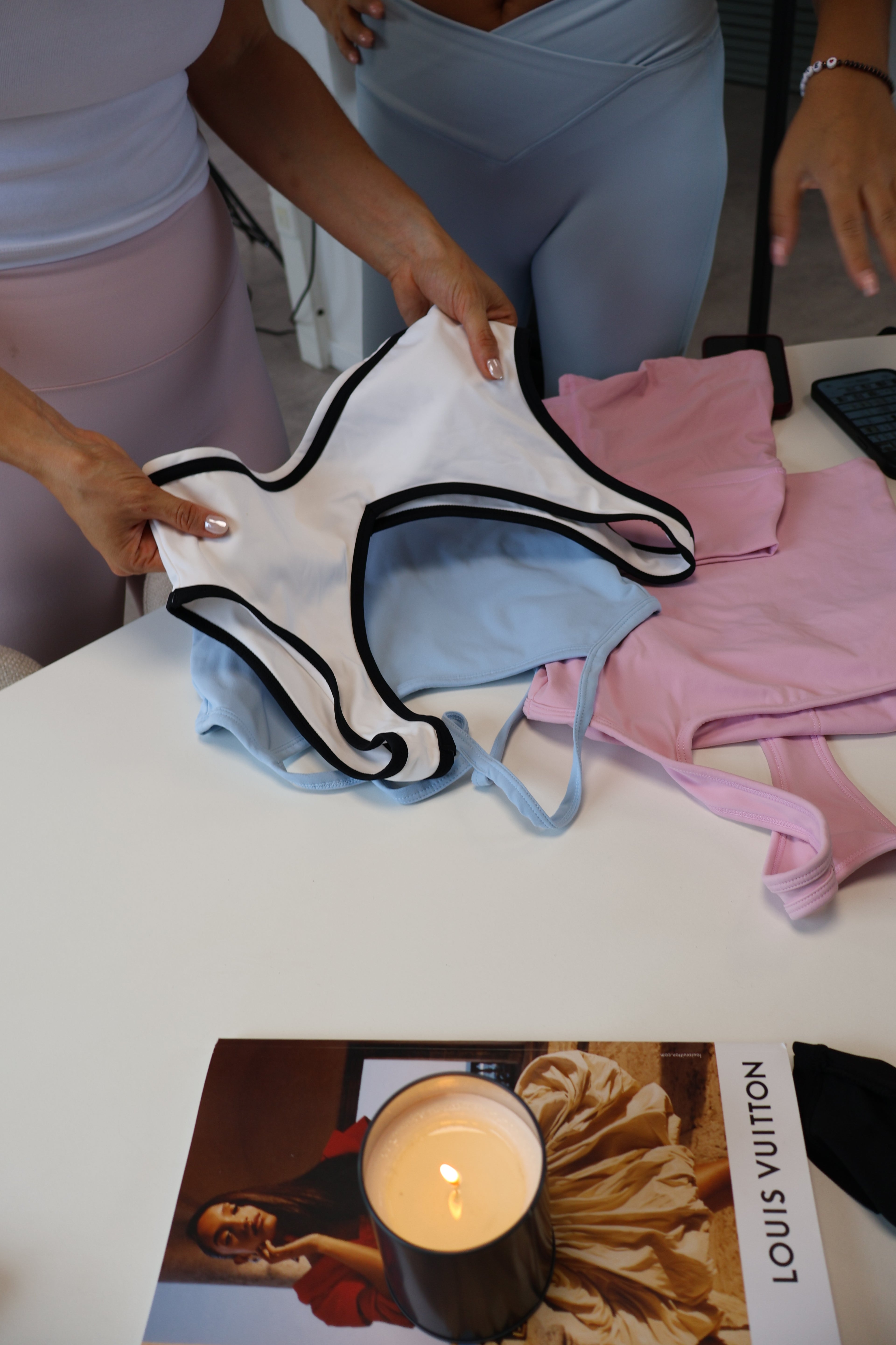 Brassière bords contrastés